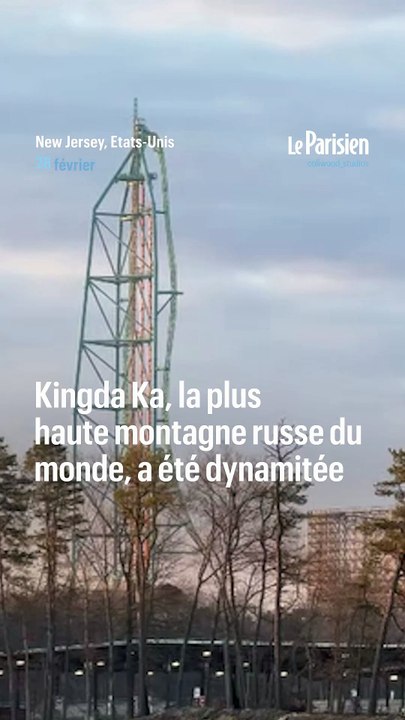 L'effondrement de la plus haute montagne russe du monde