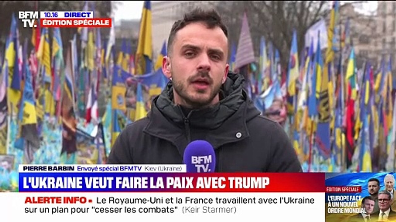 Inquiets depuis l'altercation entre Trump et Zelensky, les Ukrainiens demandent plus de soutien des Européens