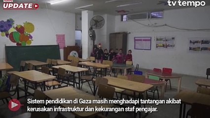 Sistem Pendidikan Gaza Hadapi Tantangan Setelah Gencatan Senjata
