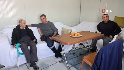 Depremden sonra mağaraya yerleşti! Konteyner verildi ama geri dönüyor