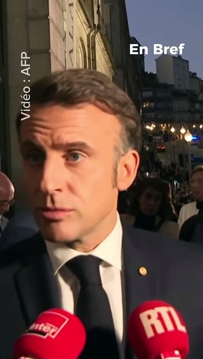 Emmanuel Macron affiche son soutien à l’Ukraine