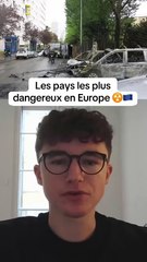 Les pays les plus dangereux en Europe ☢️🇪🇺 #europe #danger #pays