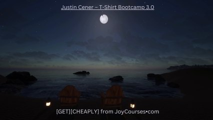 (JOYCOURSES•COM)(Cheap) Justin Cener – T-Shirt Bootcamp 3.0