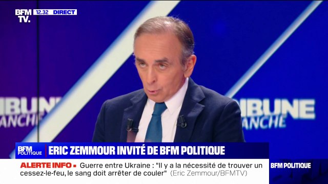 La menace existentielle n'est pas la Russie, c'est le Sud et le grand remplacement , déclare Éric Zemmour