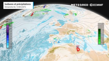 Goutte froide en Espagne !