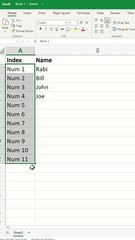 Excel Tips and Tricks - How To Create Dynamic Numbering List