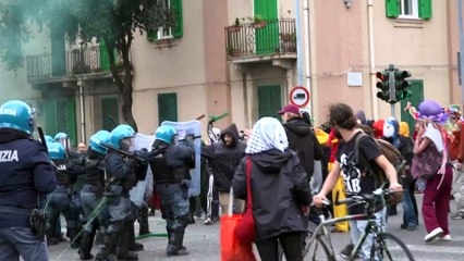 Scontri No Ponte in centro, i primi due denunciati