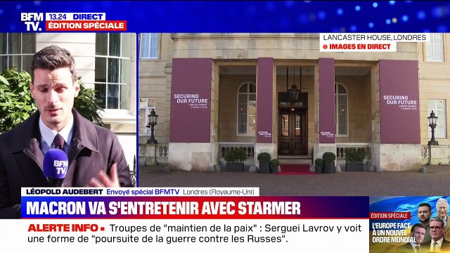 Emmanuel Macron est arrivé à Londres, il va s'entretenir avec Keir Starmer avant le début du sommet