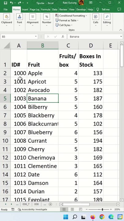 Insert Blank Space Between Rows - Excel Tips and Tricks
