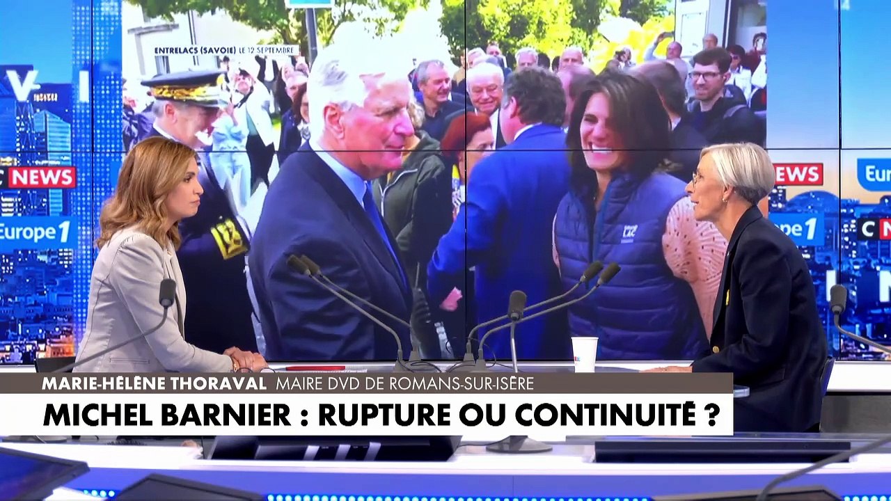 «C'est la femme la plus puissante de France» : le gouvernement Barnier soumis à l'avis de Marine Le Pen, estime Marie-Hélène Thoraval