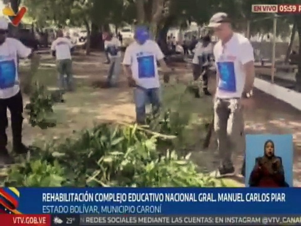 Bolívar | Bricomiles rehabilitan espacios del Complejo Educativo Nacional Gral. Manuel Piar