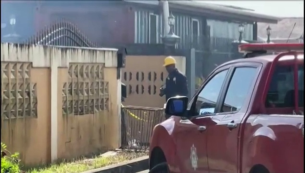 TWO PERISH IN FIRE