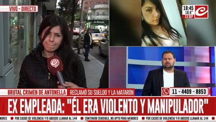 Habla una ex empleada del asesino de Antonella: "Él era violento"