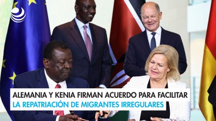 Alemania y Kenia firman acuerdo para facilitar la repatriación de migrantes irregulares