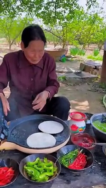 Chinese burger Grandma’s wok-fried eggs