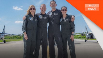 Jutawan AS individu awam pertama jelajah angkasa lepas