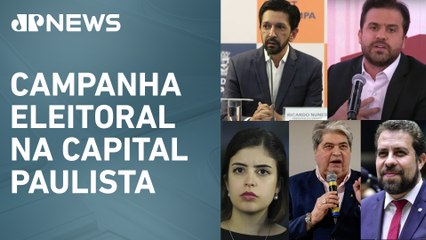 Confira agenda dos candidatos à Prefeitura de São Paulo nesta sexta (13)