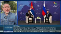 Serbia declaró presión de la Unión Europea por Rusia