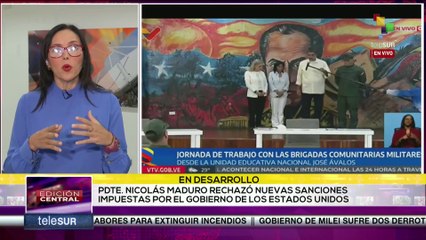 Presidente Maduro condenó sanciones a funcionarios venezolanos