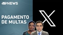 STF pede repasse de R$ 18,35 milhões do ‘X’ e da Starlink; Dora Kramer e Vilela comentam