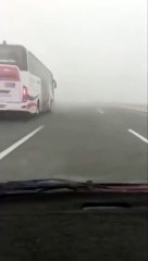 Accident On Motorway M2 Pakistan Due To Fog And Speedy Bus Road Master Bus