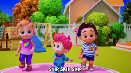 Walking walking in udders Rhymes for KidsㅣDance along cartoon funhouse