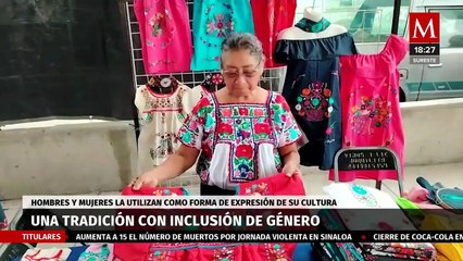 Bordado, una tradición con inclusión de género en San Gabriel Chilac, Puebla