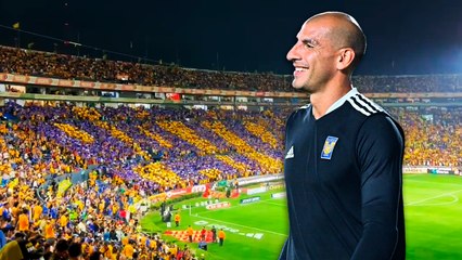Afición de Tigres dedica impresionante mosaico a Nahuel Guzmán en su regreso al Volcán