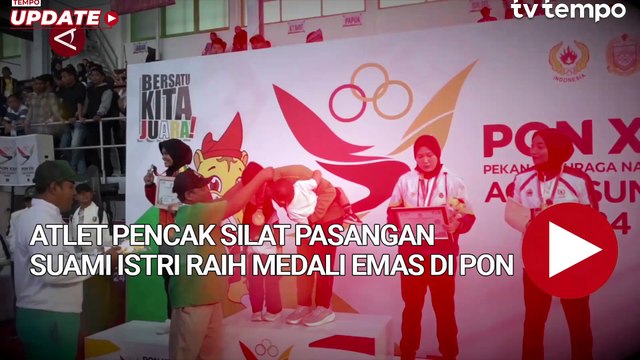 Kisah Atlet Pencak Silat Pasangan Suami Istri Raih Medali Emas di PON XXI Aceh-Sumut