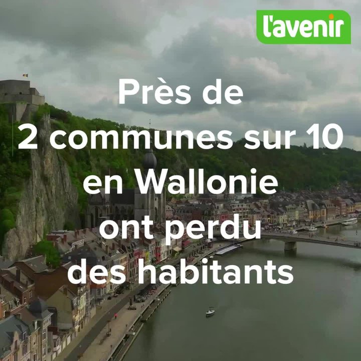 Près de 2 communes sur 10 en Wallonie ont perdu des habitants entre les élections communales de 2018 et 2024