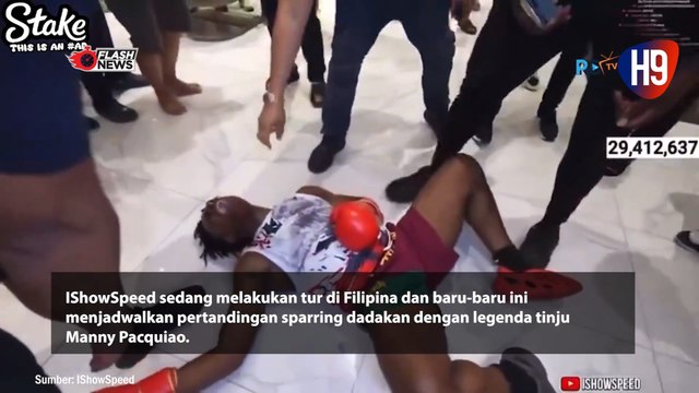 Ishowspeed Lawan Manny Pacquiao, eh Langsung KO !