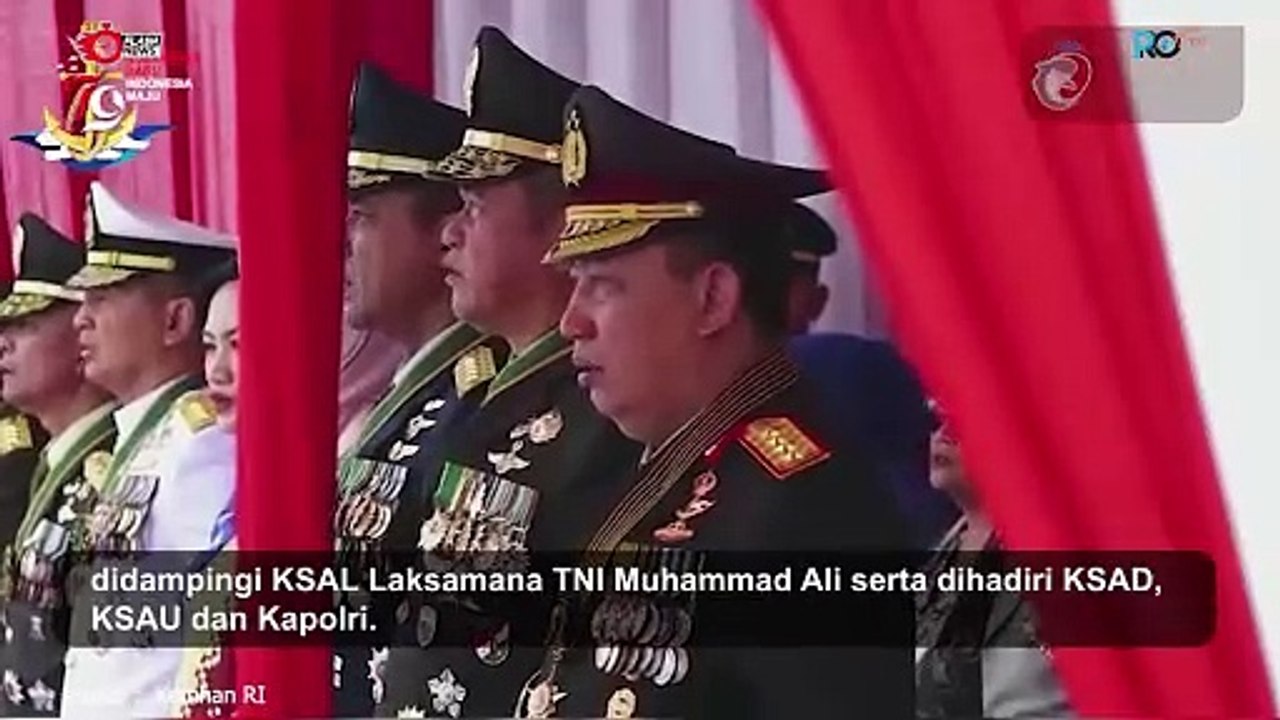 Rayakan HUT TNI AL di Atas Kapal Produk Dalam Negeri