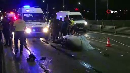 Haliç Köprüsü'nde feci kaza: 1 kişi öldü