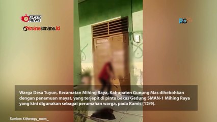 Viral Video Pria yang Diduga Maling Tewas Terjepit Pintu