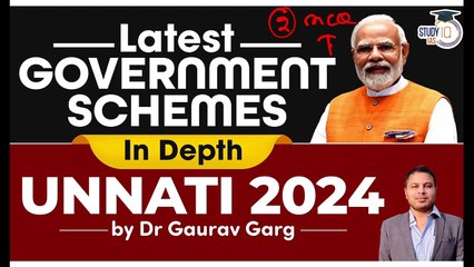 Government Schemes Lecture 1 UNNATI 2024