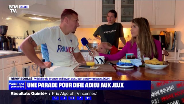 Parade sur les Champs-Élysées: Impatient de défiler déclare Rémy Boullé, médaillé de bronze en kayak aux Jeux paralympiques