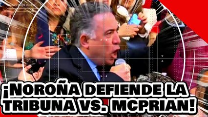 ¡VE! ¡El presi Noroña defiende con valentía la tribuna mientras su compa Inzunza remata al McPRIAN!