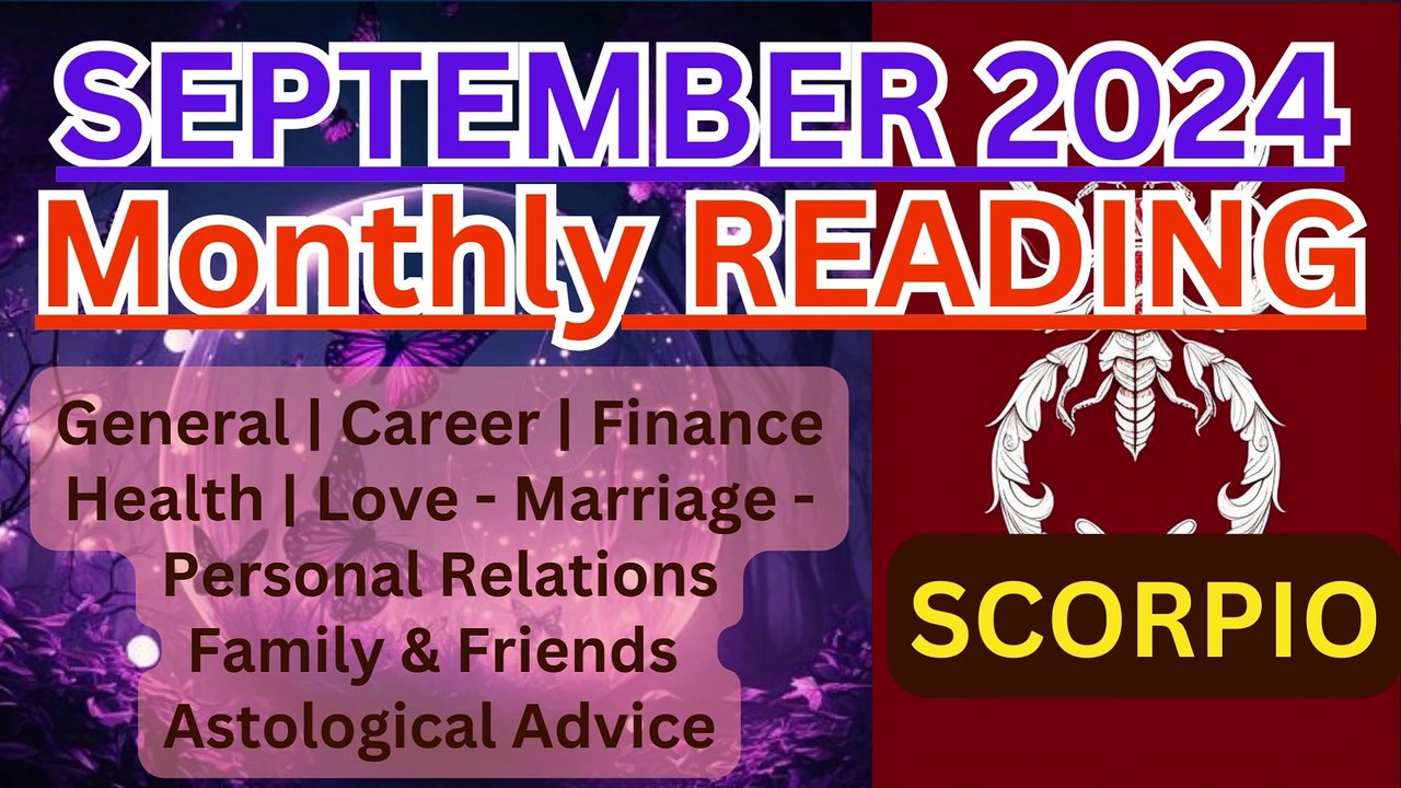 Scorpio Monthly Horoscope September 2024 with Astrologer Pallav Bhatt #astrology #astrological #astrologer