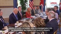 Le immagini dell'incontro tra Biden e Starmer alla Casa Bianca