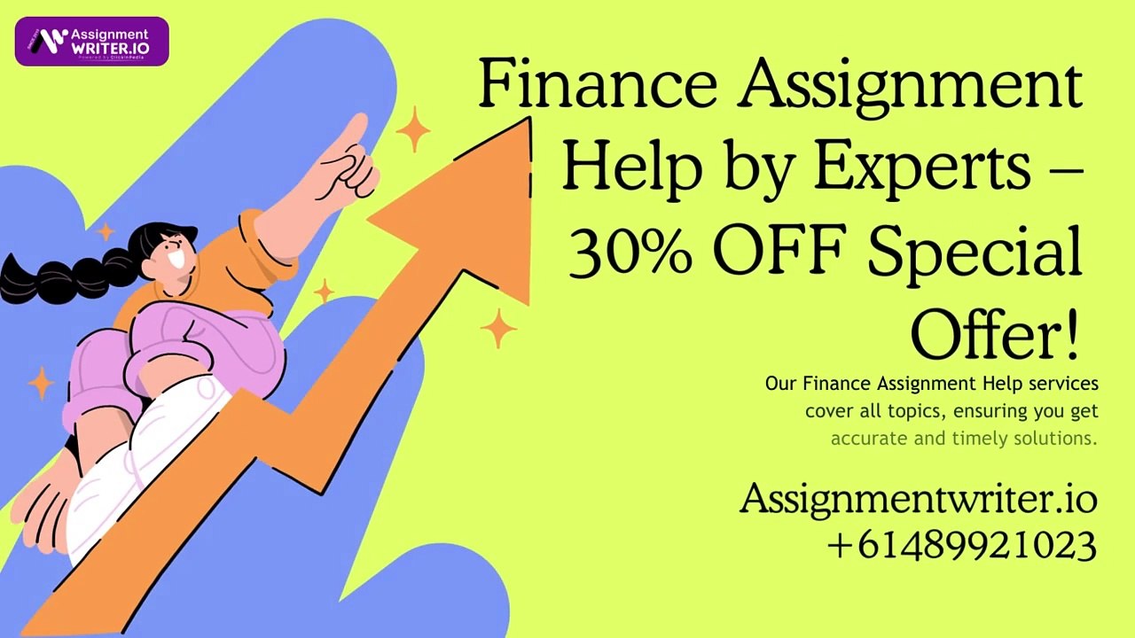 Finance Assignment Help by Experts – 30% OFF Special Offer!