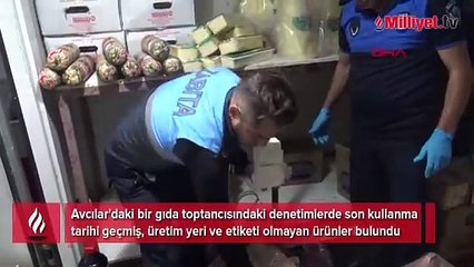 Yer: İstanbul! Gıda toptancısında skandal görüntü...