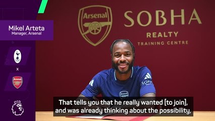 Sterling was 'dreaming' of Arsenal move - Arteta