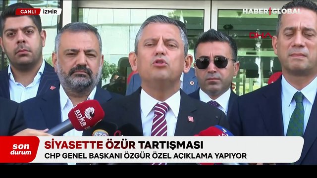 Siyasette özür tartışması! CHP lideri Özgür Özel: Bu konu hakkında Erdoğan'a tek kelime etmicem