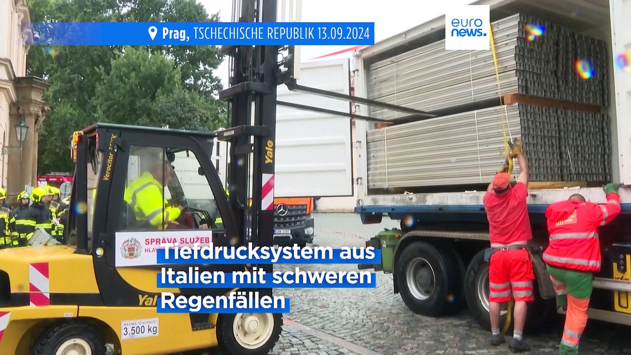 Mitteleuropa bereitet sich auf schwere Überschwemmungen vor