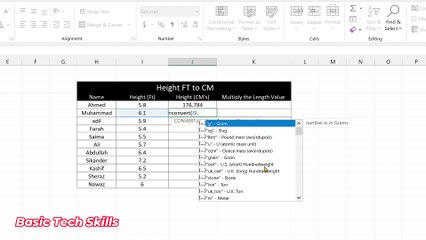The Best Way to Convert Height FT to CM in Excel Explained