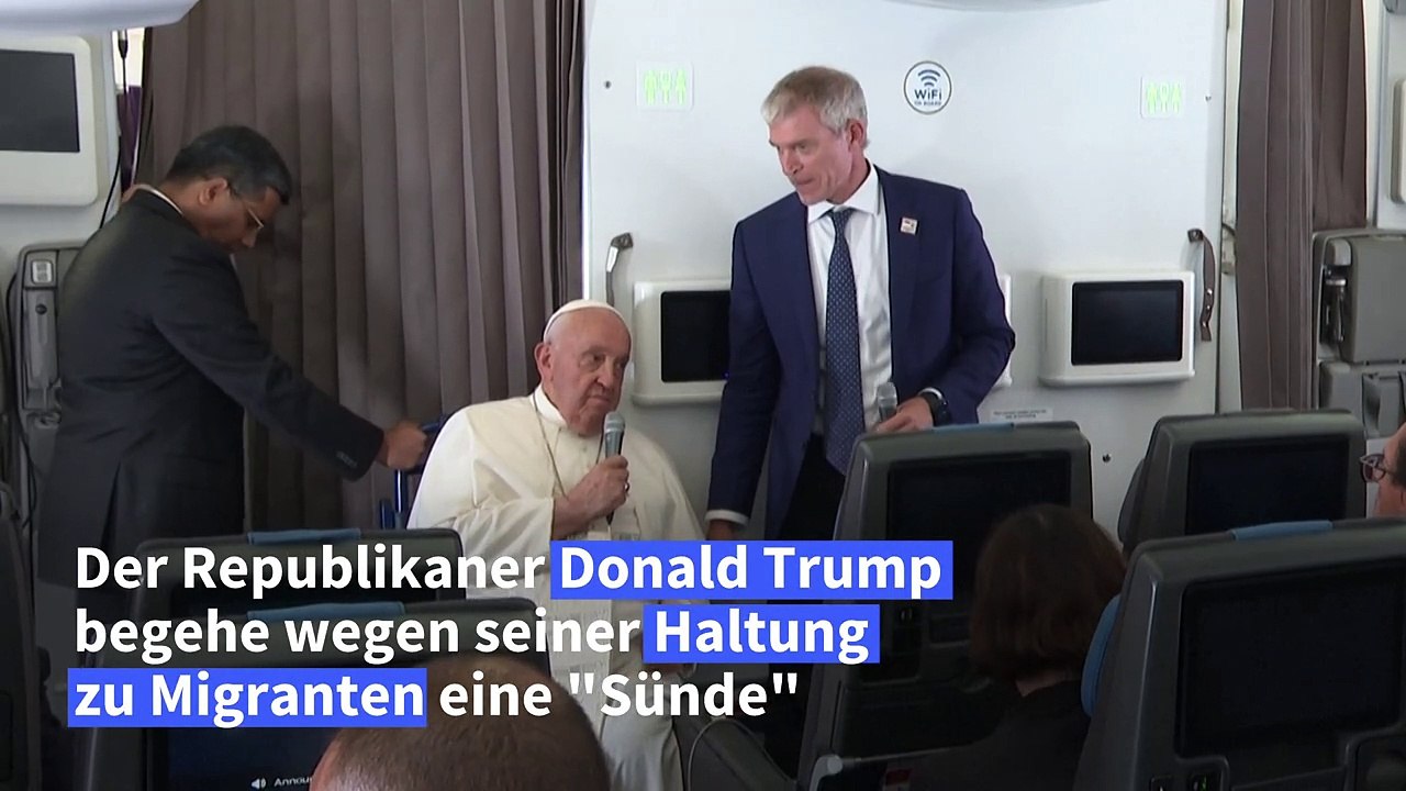 Papst: Beide US-Präsidentschaftskandidaten sind 'gegen das Leben'