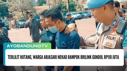 Terlilit Hutang, Warga Arjasari Nekad Rampok Brilink Gondol Rp110 Juta