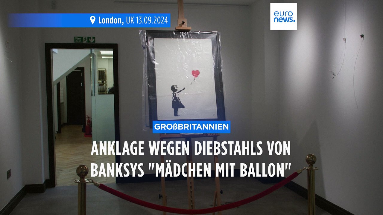Zwei Männer wegen Diebstahls von Banksy-Kunstwerk angeklagt