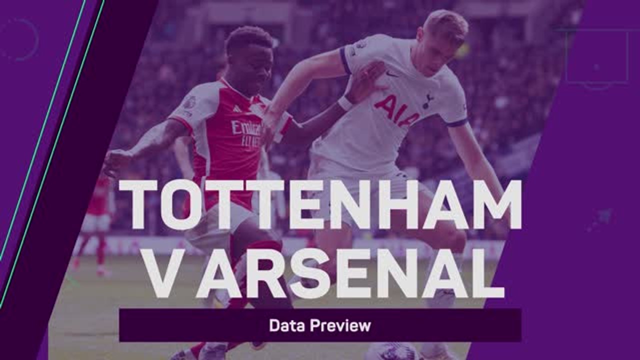 Tottenham v Arsenal - Data Preview