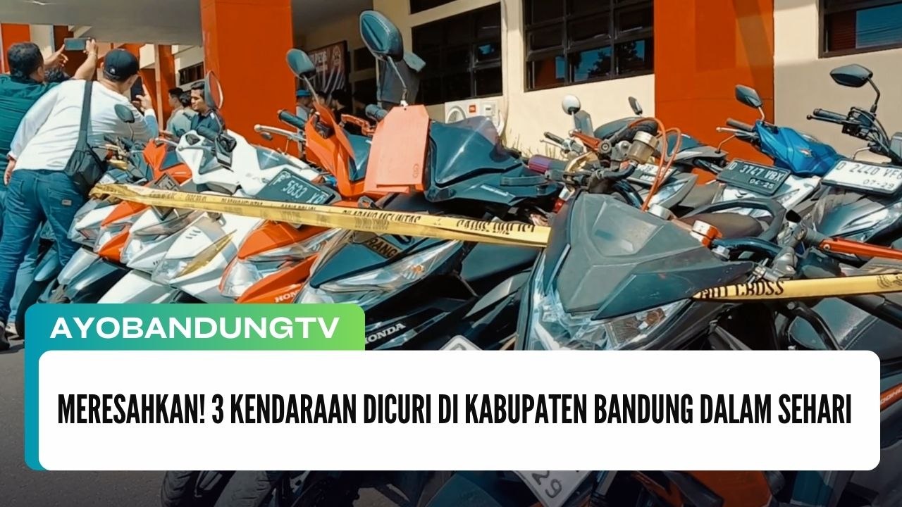Meresahkan! 3 Kendaraan Dicuri di Kabupaten Bandung dalam Sehari